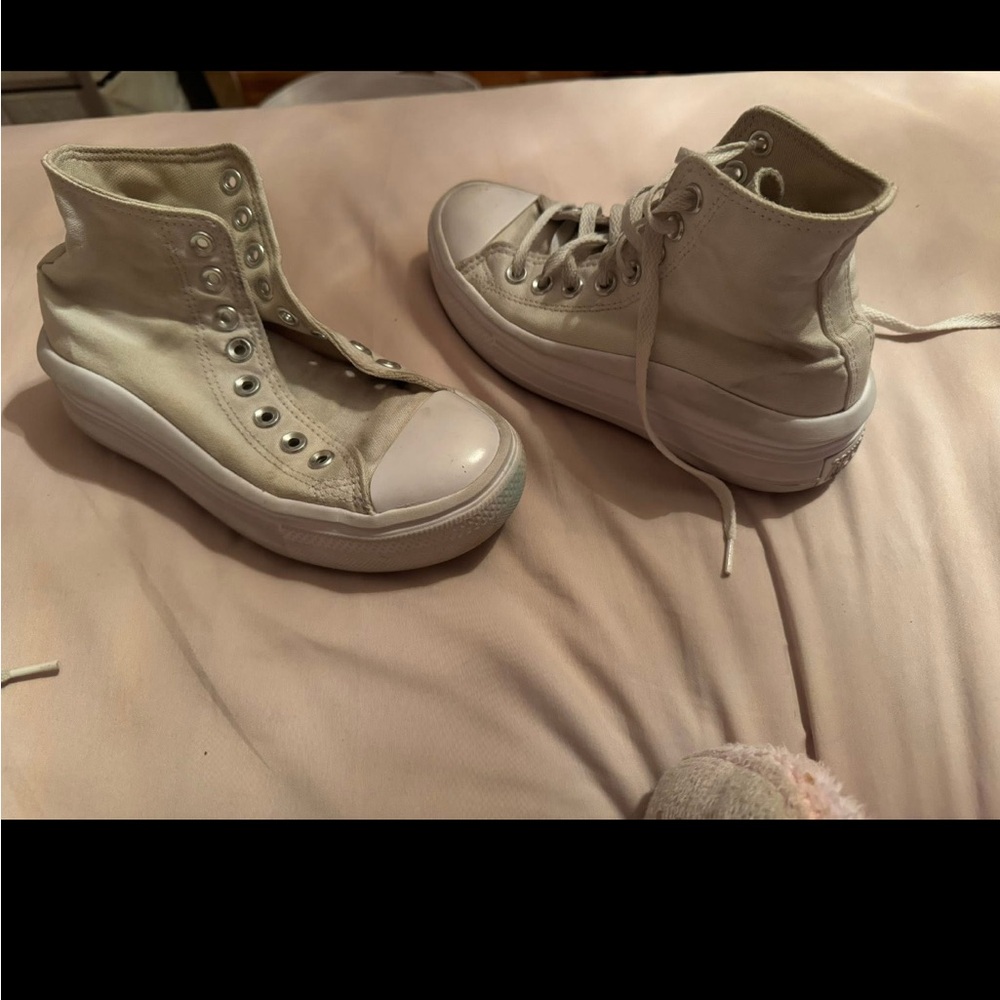 Classic High-Top White Sneakers